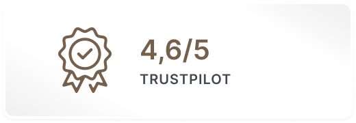 4,6 sur trustpilot